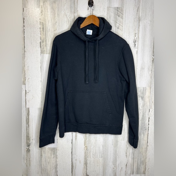 Make Heaven Crowded Women's Long Sleeve Graphics Hoodie Black Blue Size Large - Picture 2 of 9